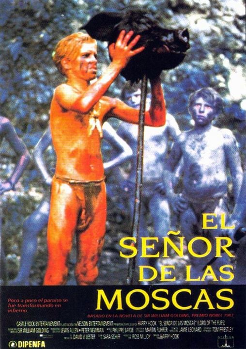 El señor de las moscas : Cartel