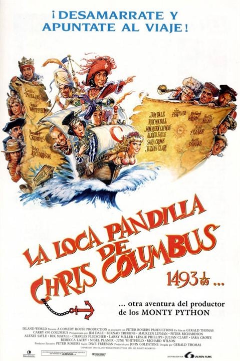 La loca pandilla de Chris Columbus : Cartel