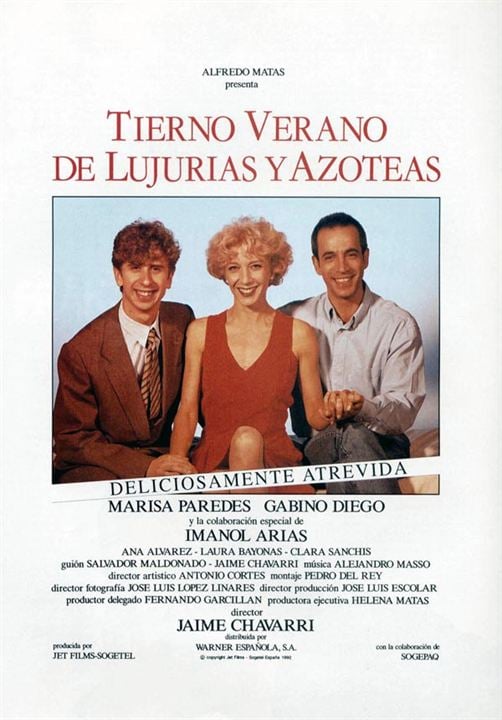 Tierno verano de lujurias y azoteas : Cartel