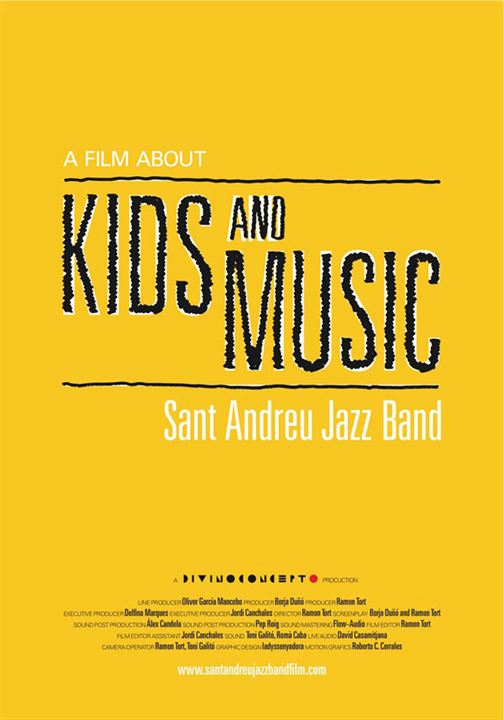 A Film About Kids and Music: Sant Andreu Jazz Band : Cartel