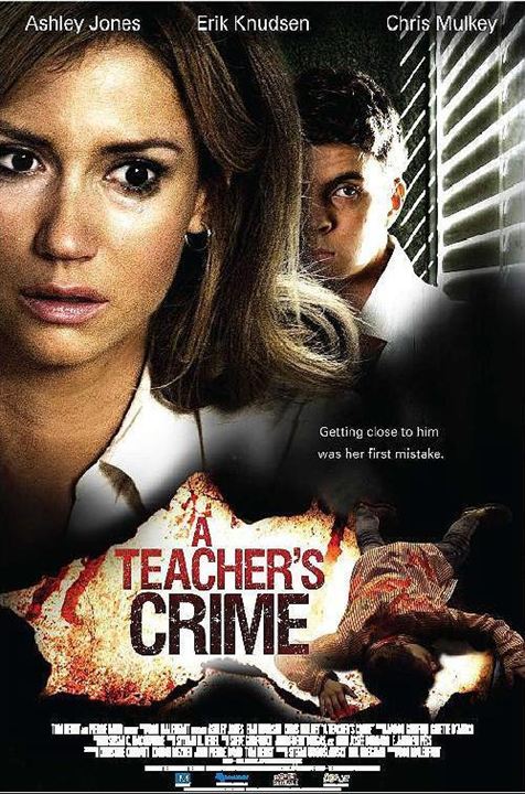El crimen de una profesora : Cartel