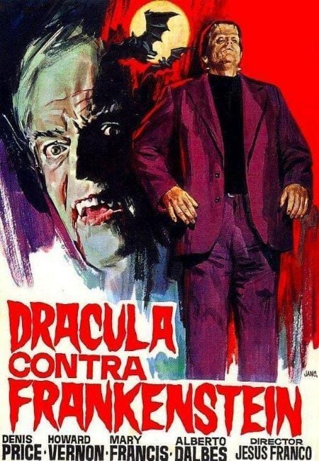 Drácula contra Frankenstein : Cartel
