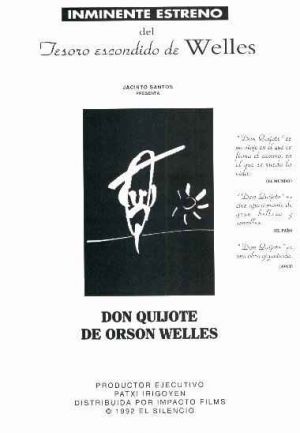 Don Quijote de Orson Welles : Cartel
