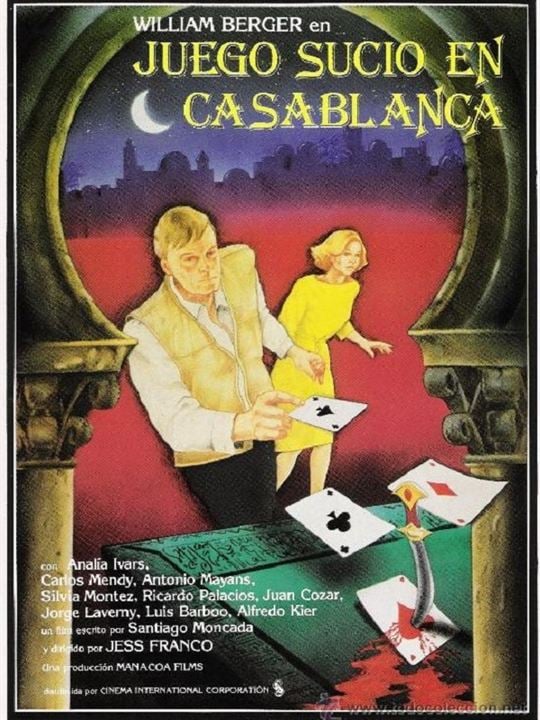 Juego sucio en Casablanca : Cartel