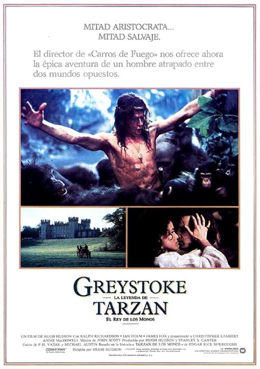 Greystoke, la leyenda de Tarzán, el rey de los monos : Cartel