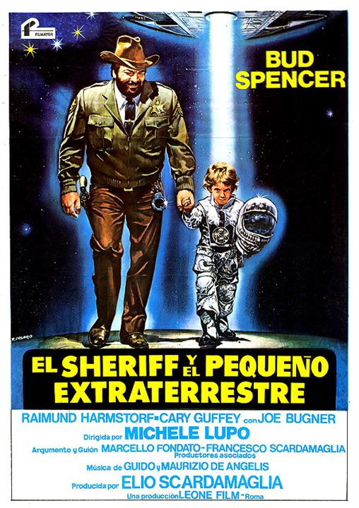 El sheriff y el pequeño extraterrestre : Cartel