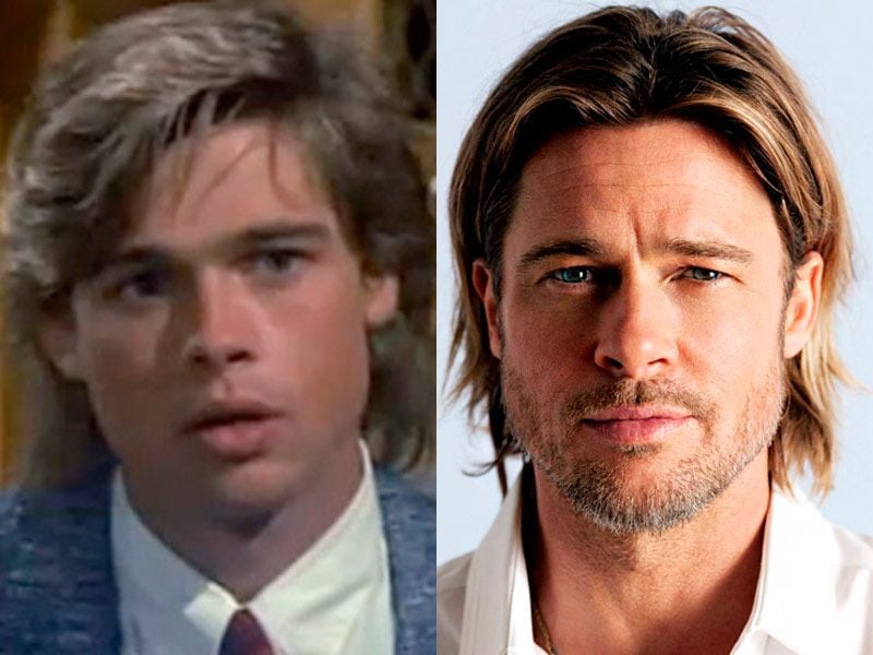 Los primeros trabajos de estrellas del cine Brad Pitt Los primeros trabajos de estrellas del cine Brad Pitt
