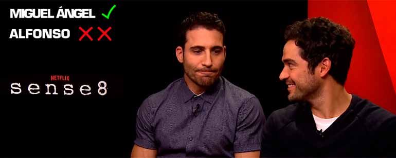 Sense8 Miguel Angel Silvestre Y Alfonso Herrera Demuestran Si Realmente Estan Conectados En Este Video Especial Noticias De Series Sensacine Com