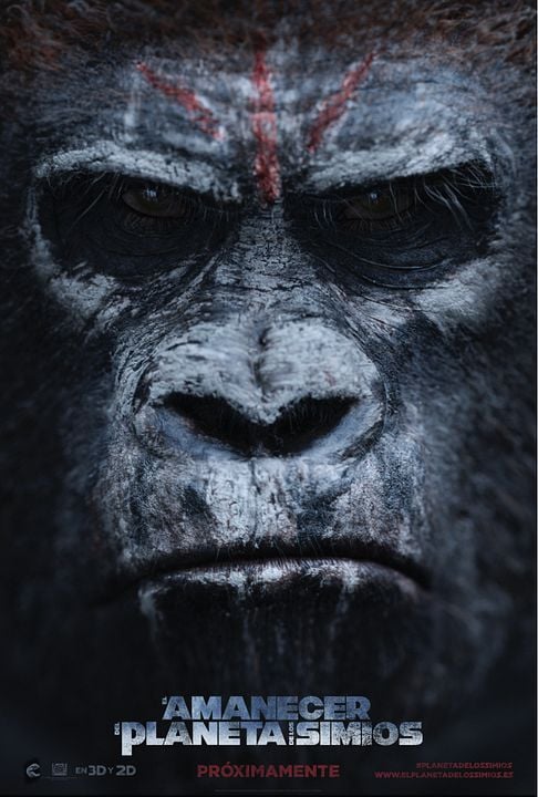El amanecer del planeta de los simios : Cartel