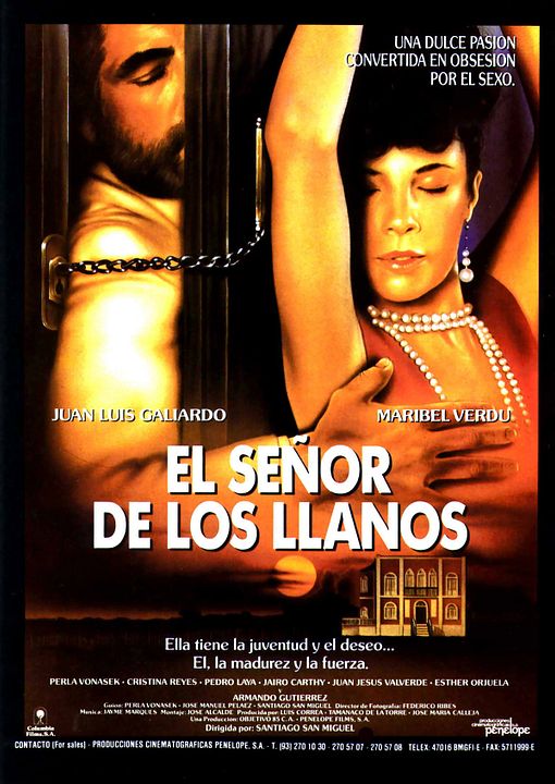 El señor de los llanos : Cartel