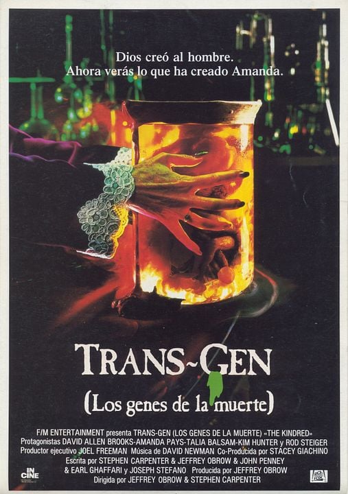 Trans-Gen, los genes de la muerte : Cartel