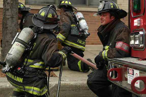 Chicago Fire : Foto David Eigenberg, Taylor Kinney