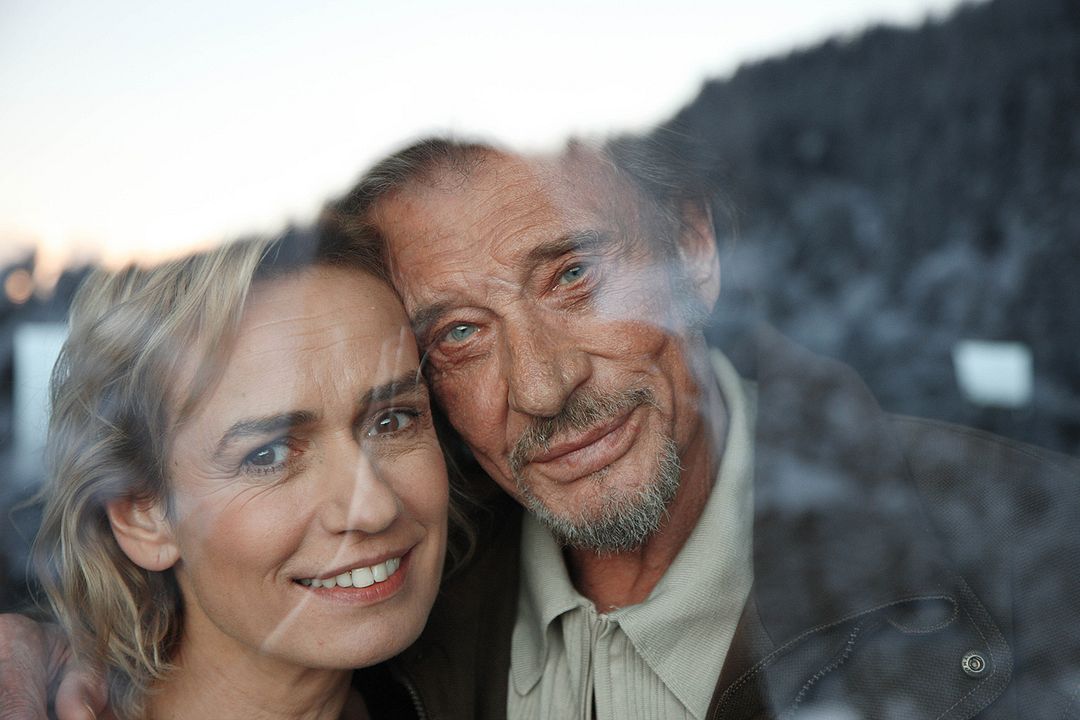 Foto Sandrine Bonnaire, Johnny Hallyday