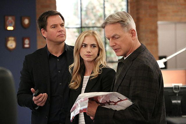 NAVY: Investigación criminal : Foto Emily Wickersham, Michael Weatherly, Mark Harmon