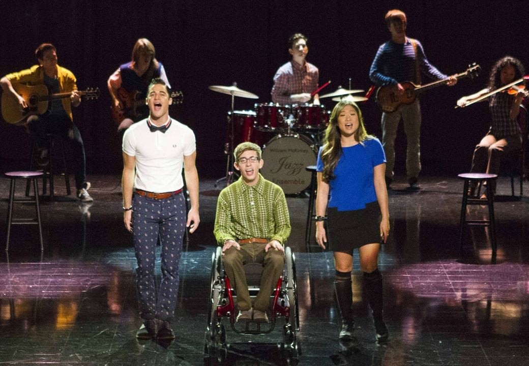 Glee : Foto Kevin McHale, Jenna Ushkowitz, Darren Criss