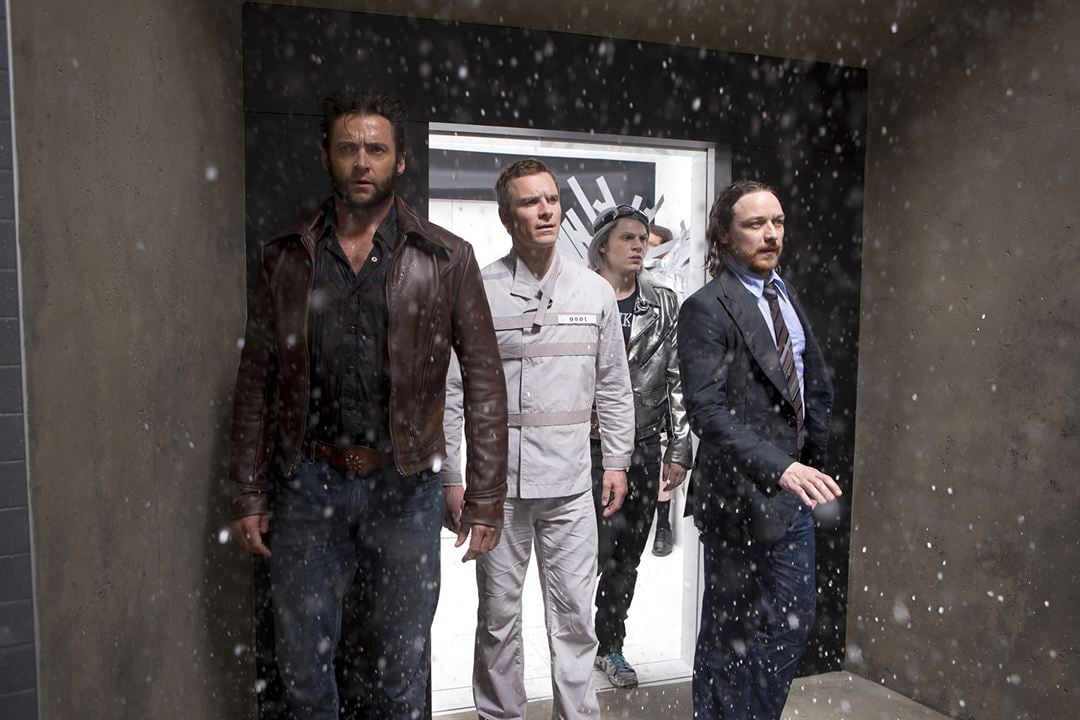 X-Men: Días del futuro pasado : Foto Hugh Jackman, Evan Peters, Michael Fassbender, James McAvoy