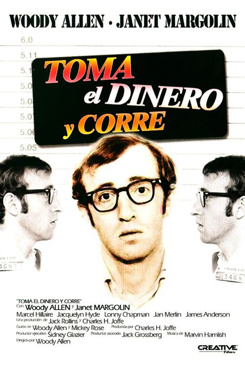 Toma el dinero y corre : Cartel