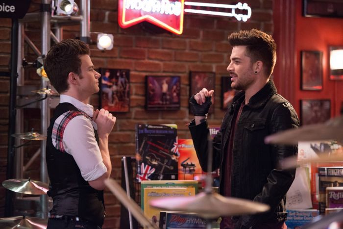 Glee : Foto Chris Colfer, Adam Lambert