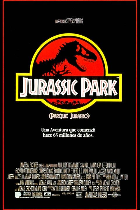 Jurassic Park (Parque Jurásico) : Cartel