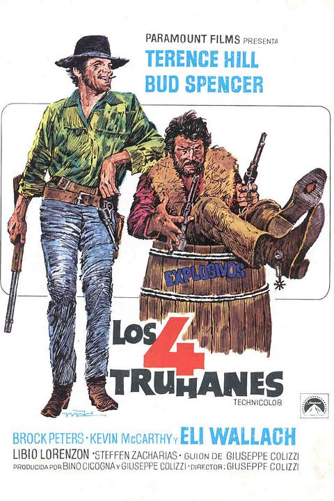 Los cuatro truhanes : Cartel