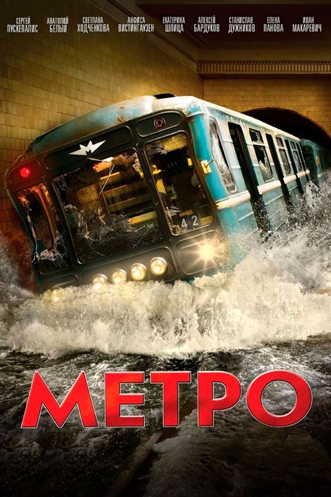 Pánico en el metro : Cartel