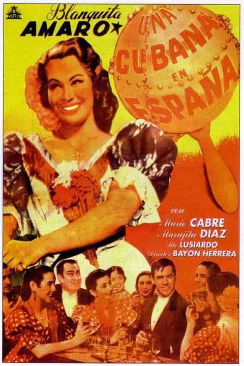 Una cubana en España : Cartel