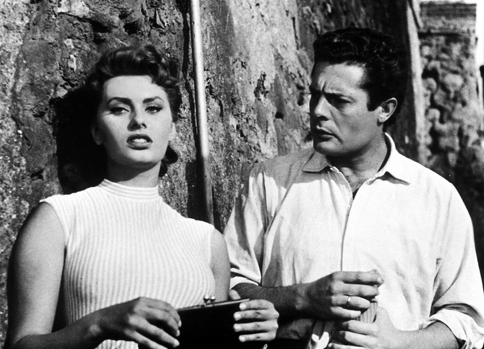Foto Marcello Mastroianni, Sophia Loren