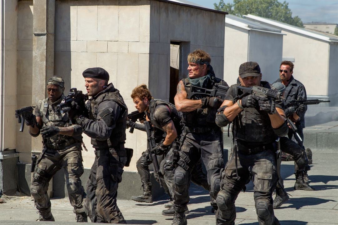 Los mercenarios 3 : Foto Arnold Schwarzenegger, Kellan Lutz, Wesley Snipes, Dolph Lundgren, Randy Couture, Jason Statham