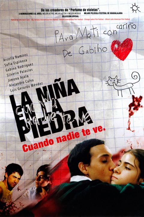 La niña en la piedra : Cartel