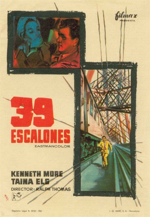 39 escalones : Cartel