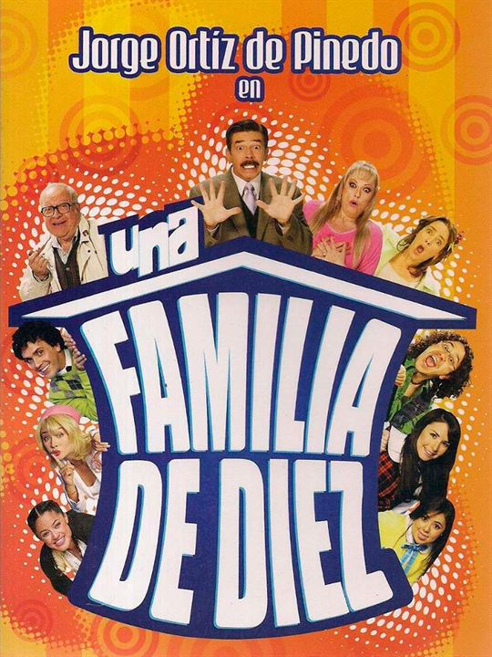 Una familia de diez : Cartel