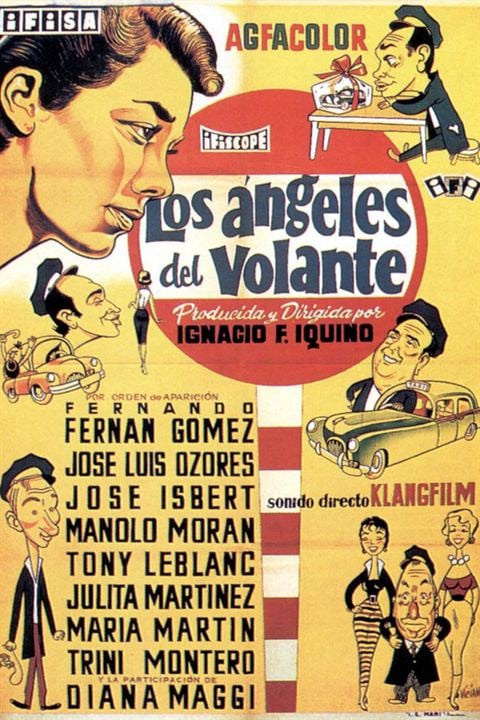 Los ángeles del volante : Cartel