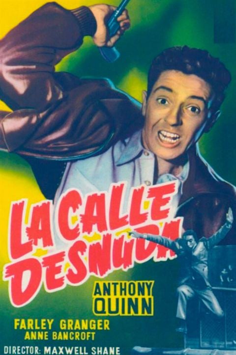 La calle desnuda : Cartel