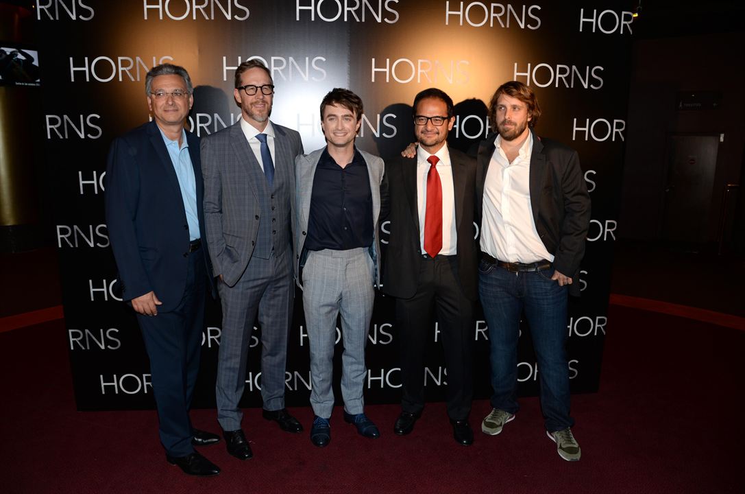 Horns : Couverture magazine Alexandre Aja, Riza Aziz, Joey McFarland, Daniel Radcliffe, Victor Hadida