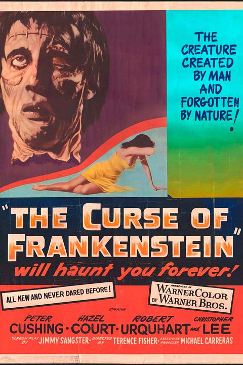La maldición de Frankenstein : Cartel