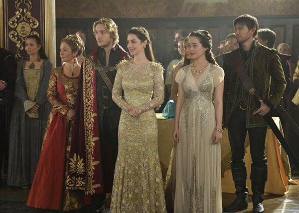 Reign : Couverture magazine Torrance Coombs, Toby Regbo, Adelaide Kane, Anna Popplewell, Megan Follows