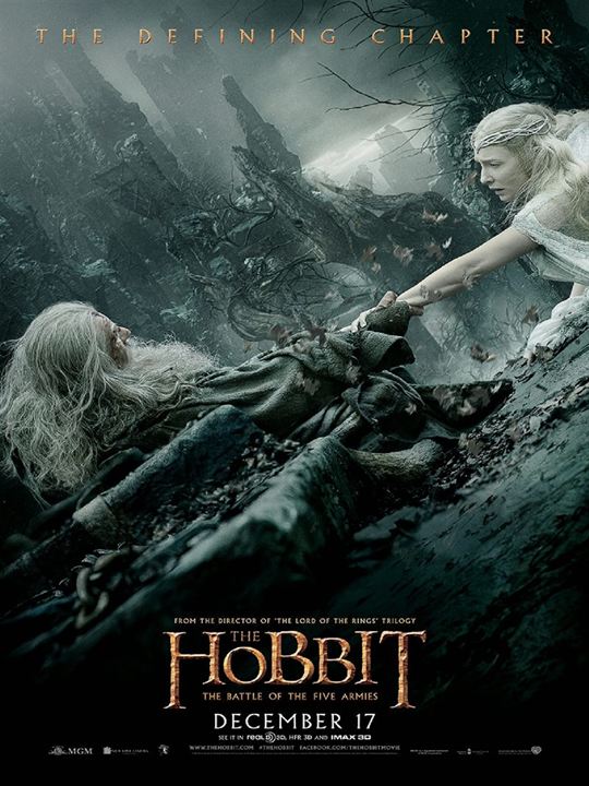El hobbit: La batalla de los cinco ejércitos : Cartel