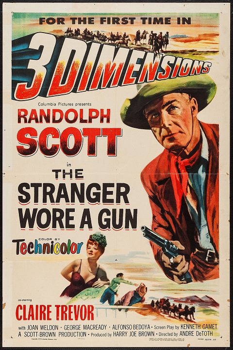 El forastero iba armado : Cartel