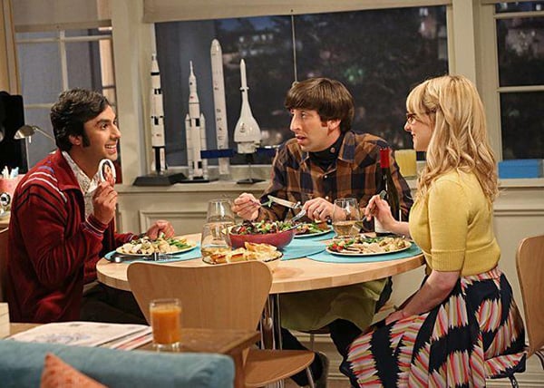 The Big Bang Theory : Foto Simon Helberg, Kunal Nayyar, Melissa Rauch