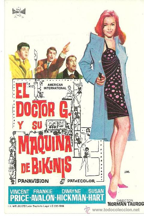 Doctor G y su máquina de bikinis : Cartel