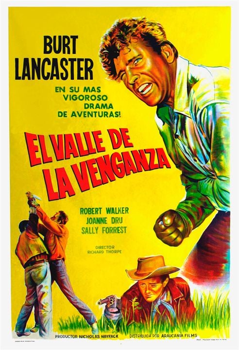 El valle de la venganza : Cartel