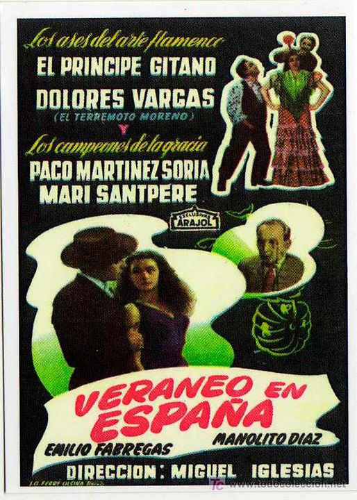 Veraneo en España : Cartel