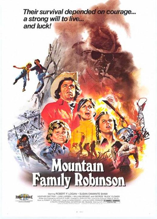 La montaña de la familia Robinson : Cartel