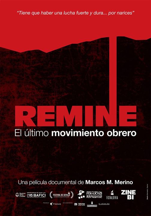 Remine, el último movimiento obrero : Cartel