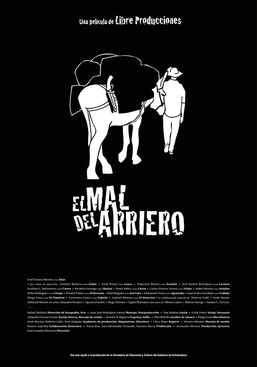 El mal del arriero : Cartel