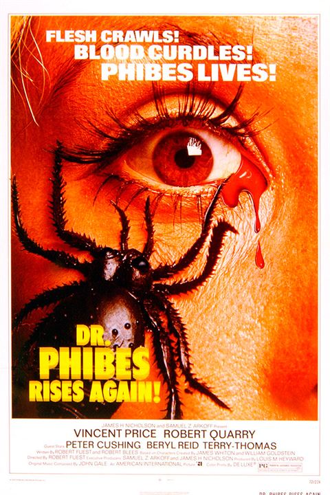 El retorno del Dr. Phibes : Cartel