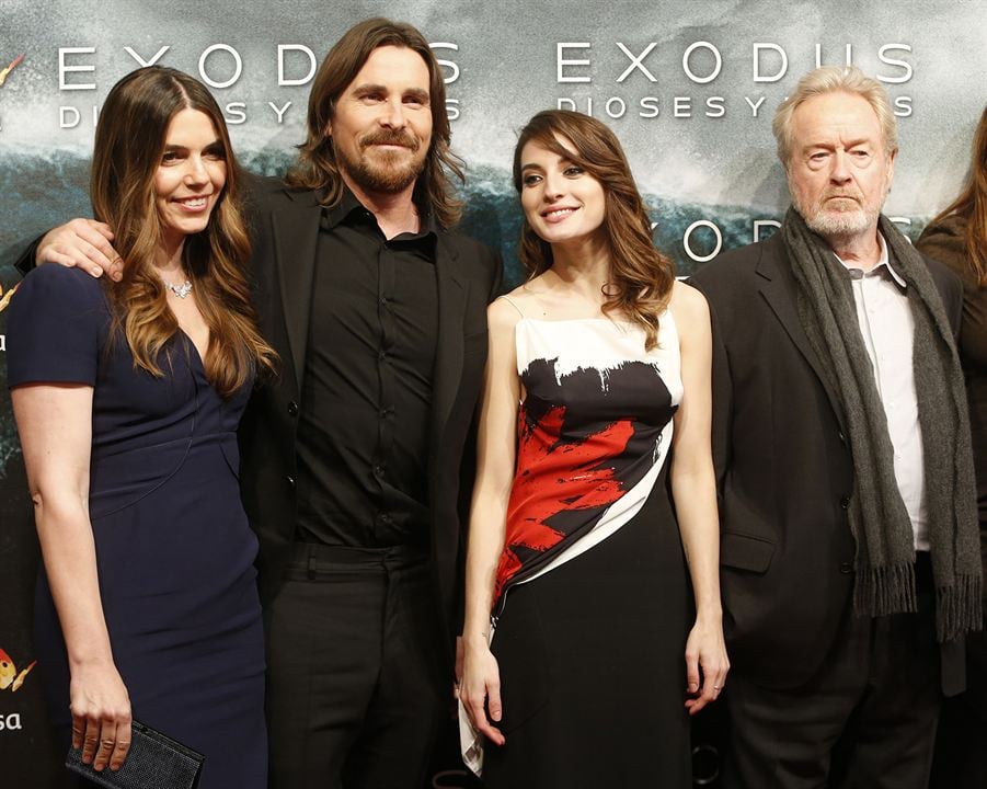 Exodus: Dioses y reyes : Couverture magazine María Valverde, Ridley Scott, Christian Bale