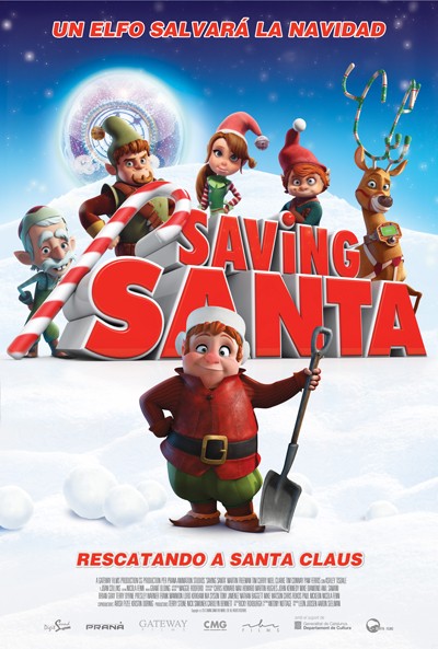 Saving Santa. Rescatando a Santa Claus : Cartel