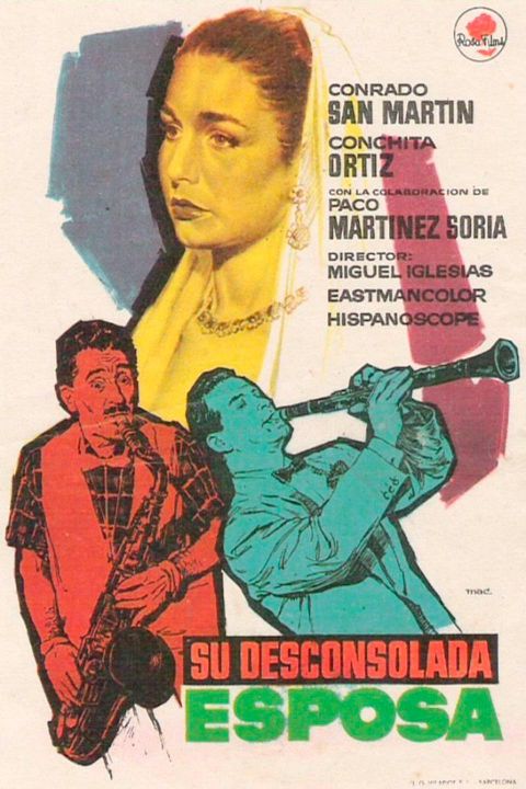 Su desconsolada esposa : Cartel
