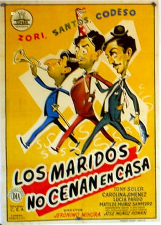 Los maridos no cenan en casa : Cartel